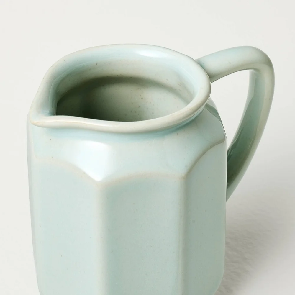 Hearth & Hand With Magnolia 8 fl oz Stoneware Beverage Pitcher Peace Blue